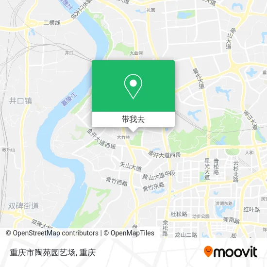 重庆市陶苑园艺场地图