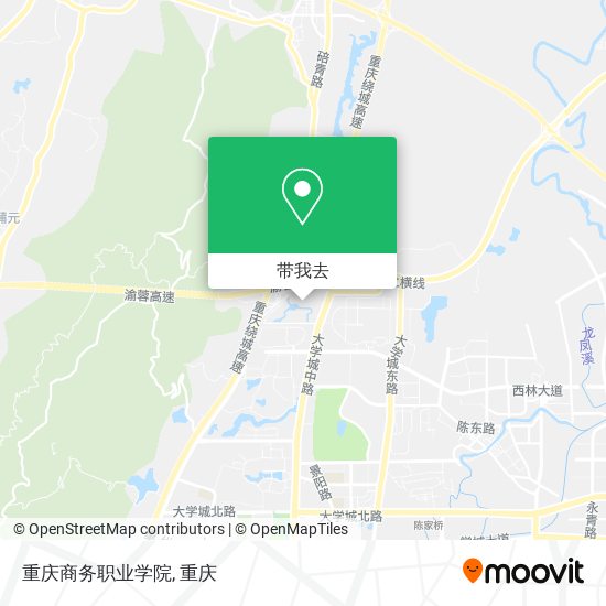 重庆商务职业学院地图