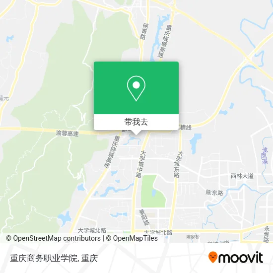 重庆商务职业学院地图