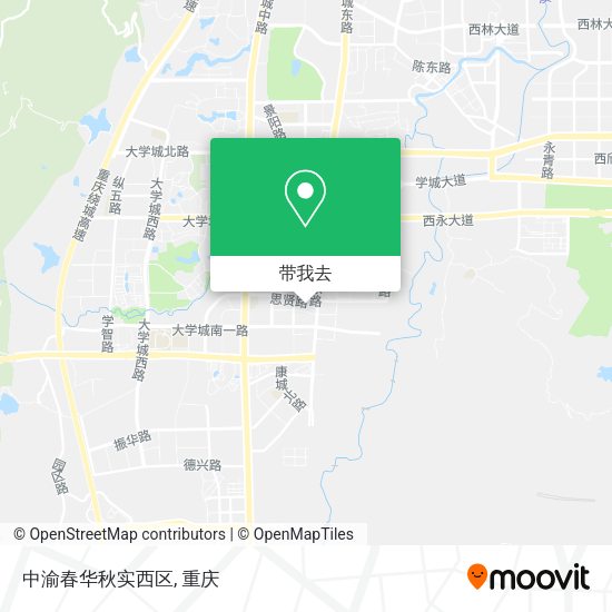 中渝春华秋实西区地图