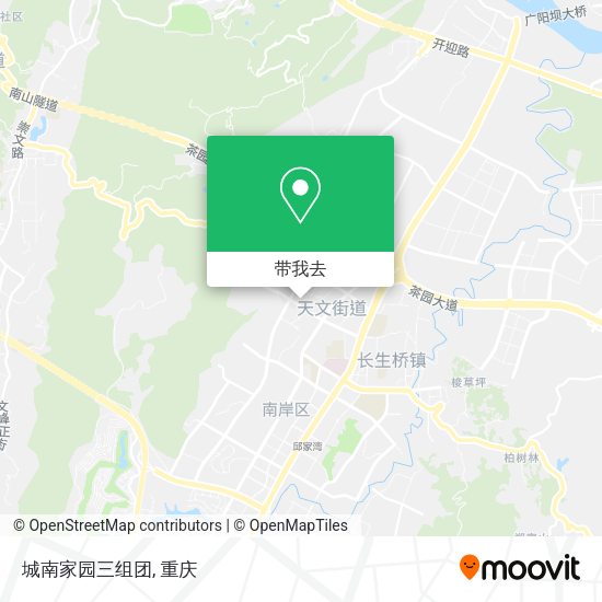 城南家园三组团地图