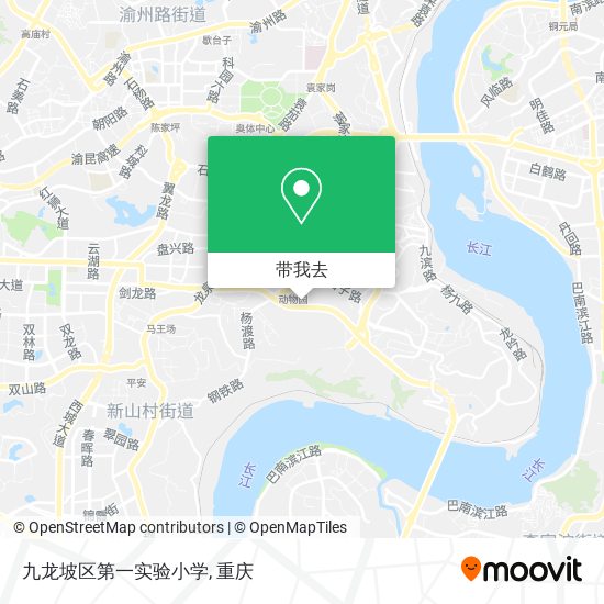九龙坡区第一实验小学地图