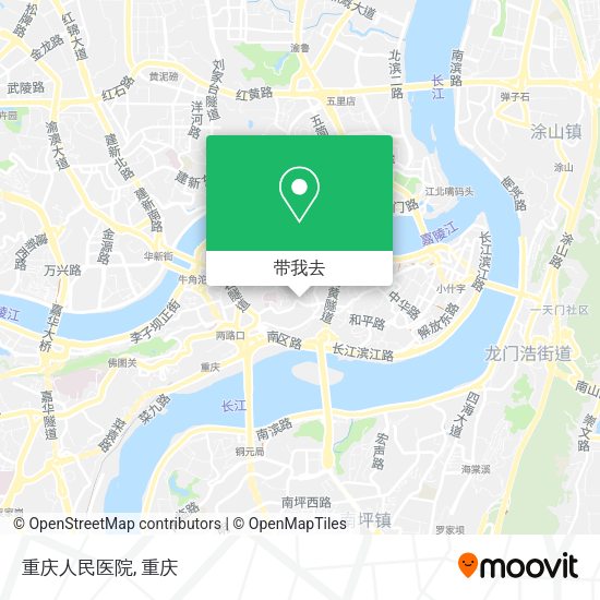 重庆人民医院地图