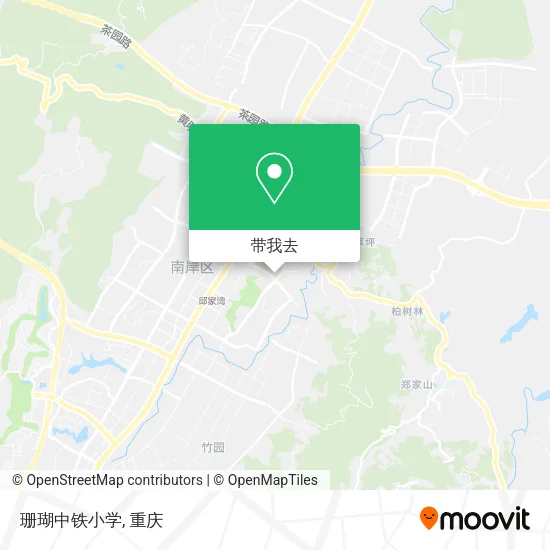 珊瑚中铁小学地图