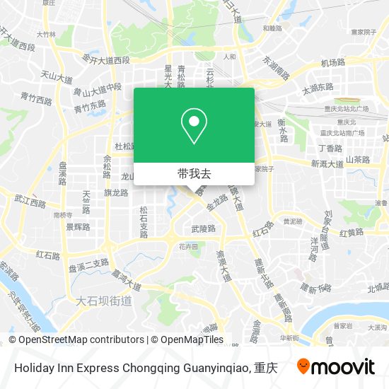 Holiday Inn Express Chongqing Guanyinqiao地图