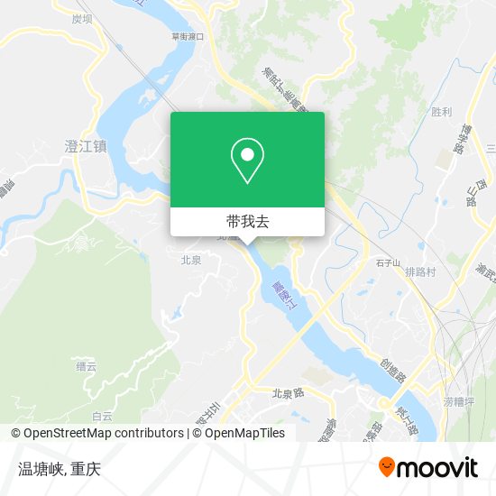 温塘峡地图