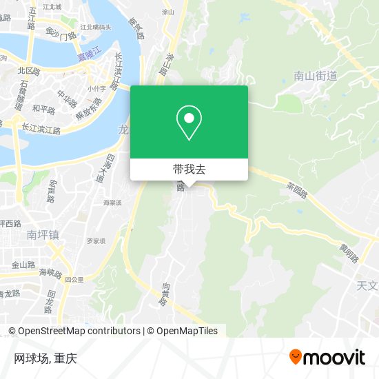 网球场地图