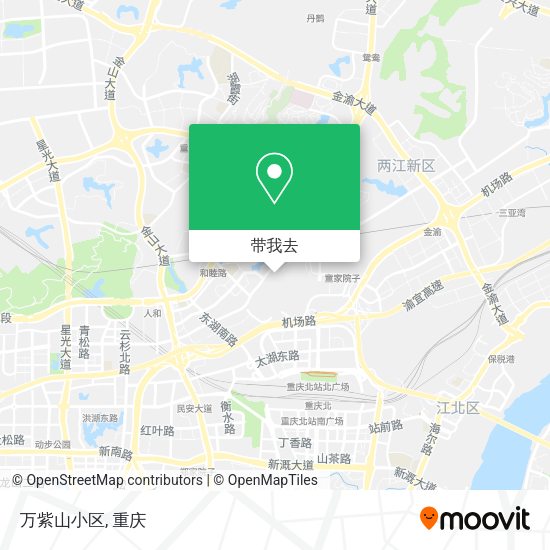 万紫山小区地图
