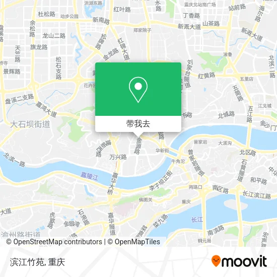 滨江竹苑地图