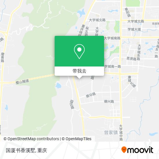 国厦书香溪墅地图