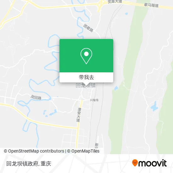 回龙坝镇政府地图