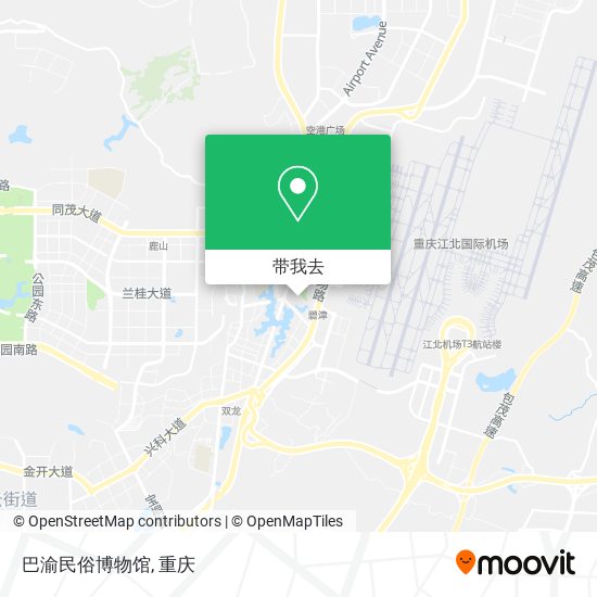 巴渝民俗博物馆地图