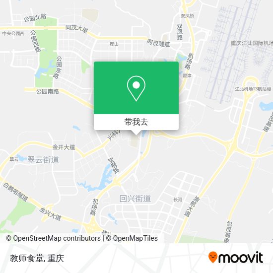 教师食堂地图