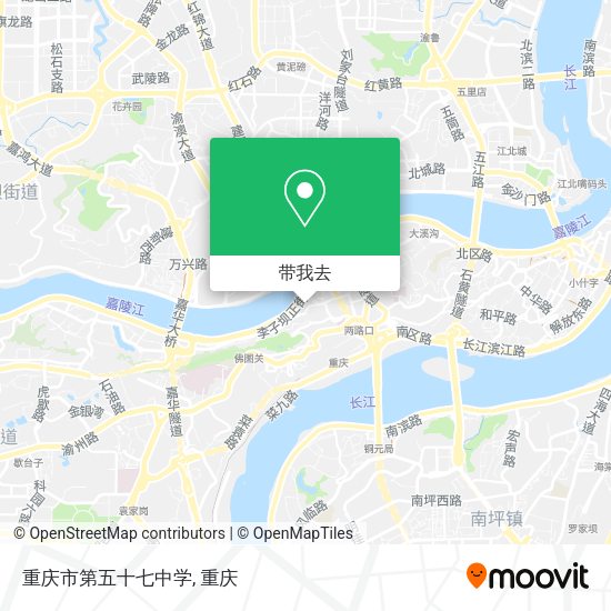 重庆市第五十七中学地图