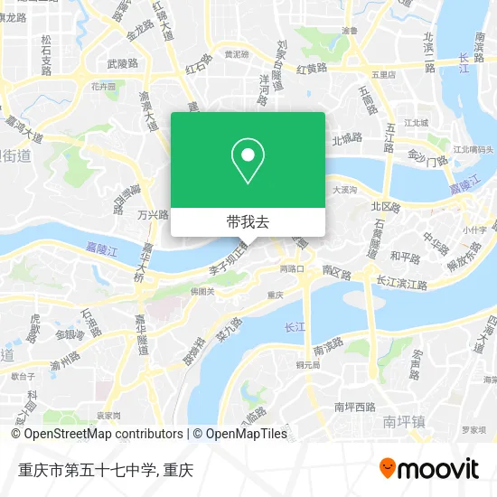 重庆市第五十七中学地图
