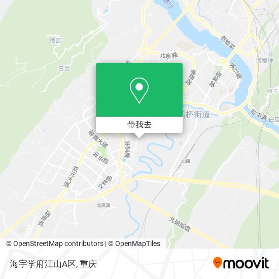 海宇学府江山A区地图
