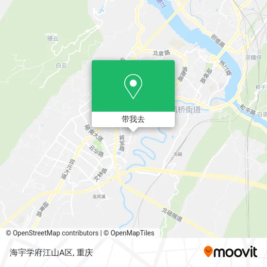 海宇学府江山A区地图