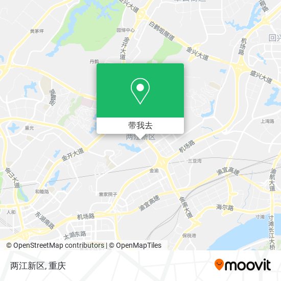 两江新区地图