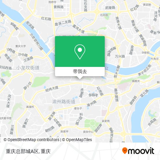 重庆总部城A区地图