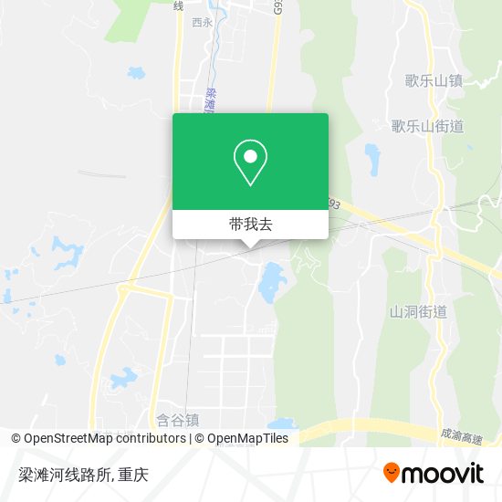 梁滩河线路所地图