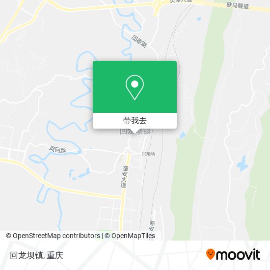 回龙坝镇地图