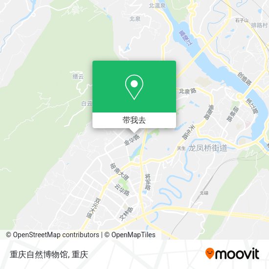 重庆自然博物馆地图