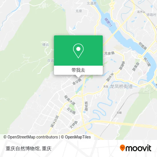 重庆自然博物馆地图