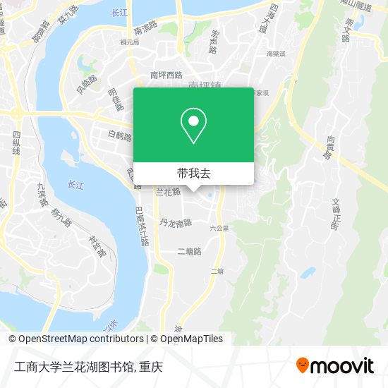 工商大学兰花湖图书馆地图