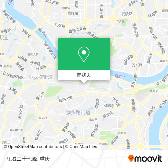 江域二十七峰地图