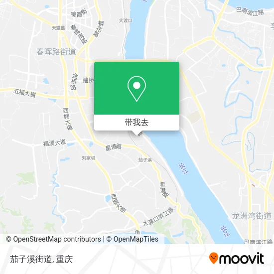 茄子溪街道地图