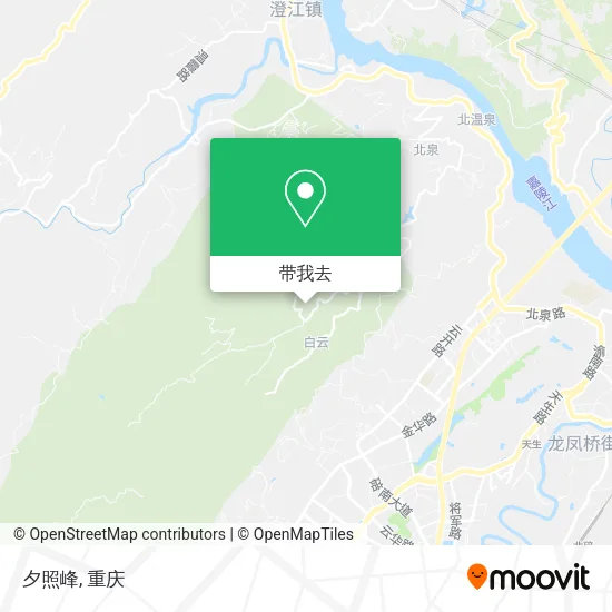 夕照峰地图