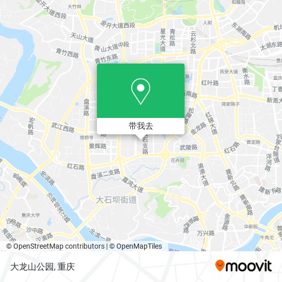 大龙山公园地图