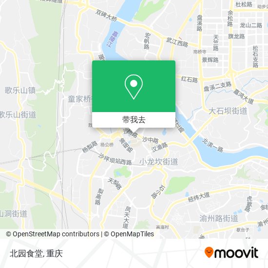 北园食堂地图
