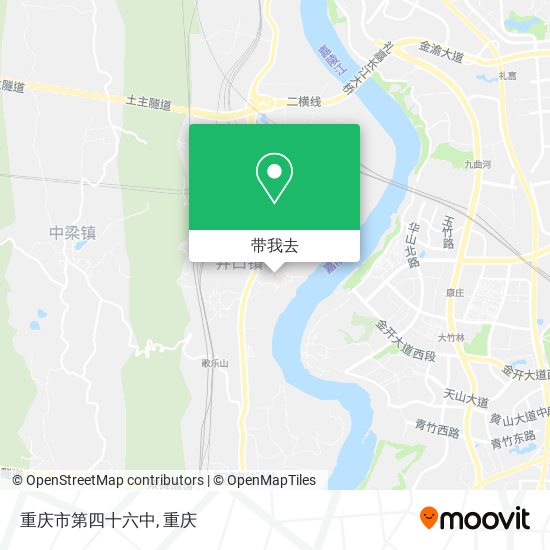 重庆市第四十六中地图