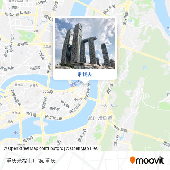 重庆来福士广场地图