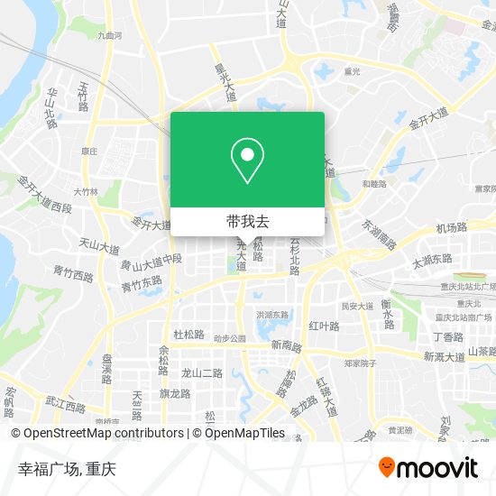 幸福广场地图