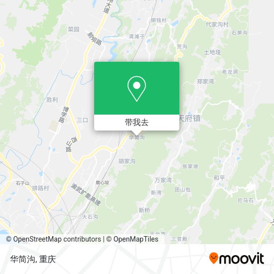 华简沟地图