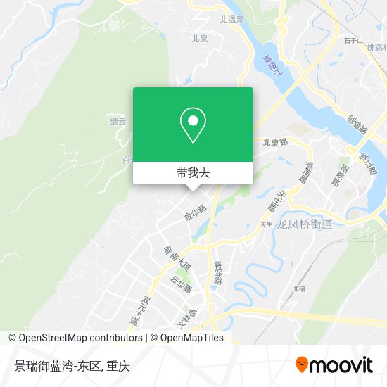景瑞御蓝湾-东区地图