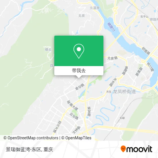 景瑞御蓝湾-东区地图