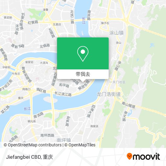 Jiefangbei CBD地图