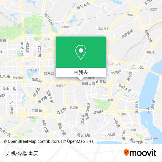 力帆枫樾地图