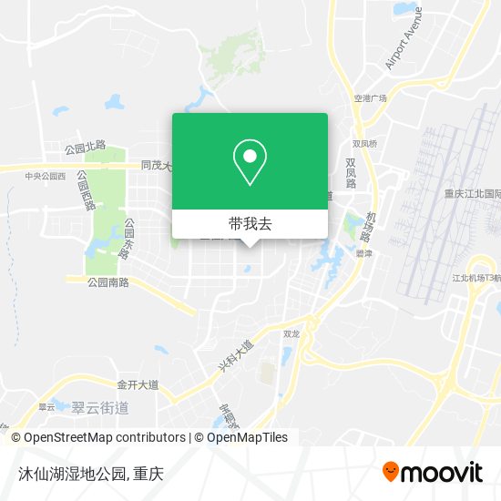 沐仙湖湿地公园地图