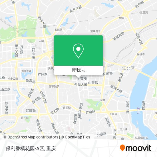 保利香槟花园-A区地图