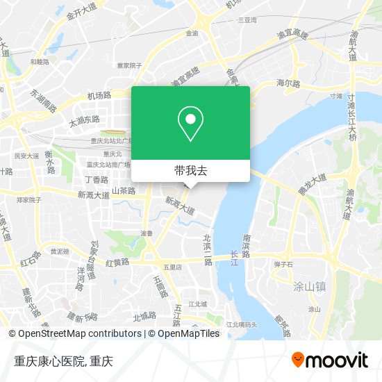 重庆康心医院地图