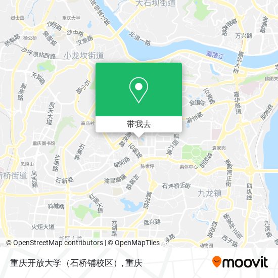 重庆开放大学（石桥铺校区）地图