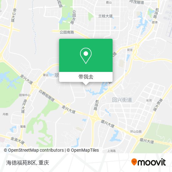 海德福苑B区地图