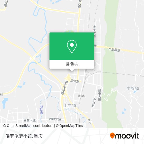 佛罗伦萨小镇地图