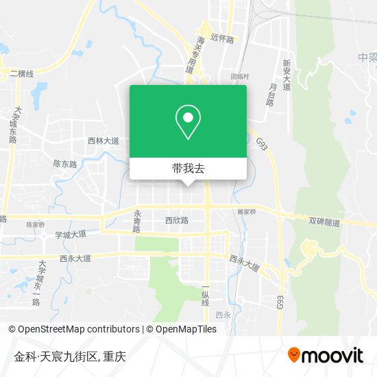 金科·天宸九街区地图