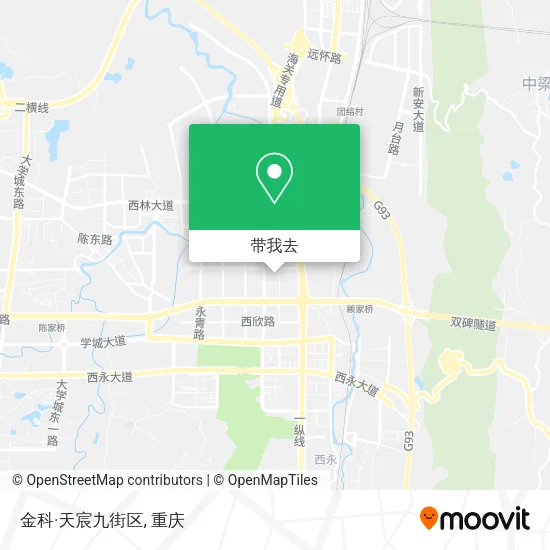 金科·天宸九街区地图