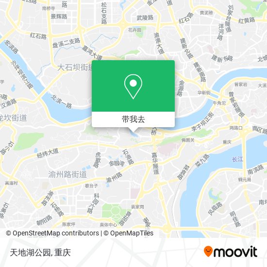 天地湖公园地图